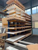 Dubbelzijdige draagarmstelling 5m hoog met verstelbare armen, Ophalen