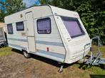 Leuke Gruau L440L caravan met voortent en luifel, Uitbouw voortent, Particulier, 4 tot 5 meter, Overige merken
