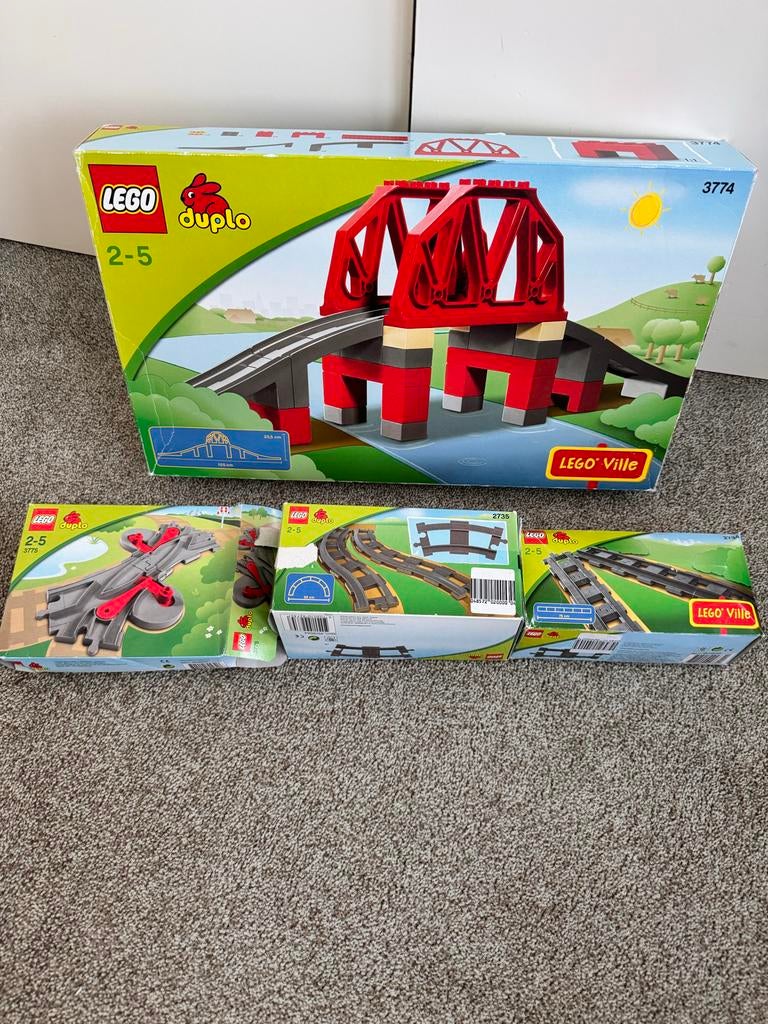 Complete Duplo Sets 3774, 3775, 2735, 2734, Ophalen of Verzenden, Gebruikt, Complete set, Duplo