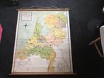 Landkaart Nederland, Gelezen, Ophalen of Verzenden, Landkaart, 1800 tot 2000