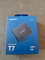 Te koop nieuwe Samsung Portable SSD T7, Computers en Software, Harde schijven, 2TB, Verzenden, SSD, Visit http://www.samsung.com/nl/info/contactus/