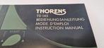 Thorens TD145 manual, Gebruikt, Thorens, Ophalen of Verzenden, Onbekend