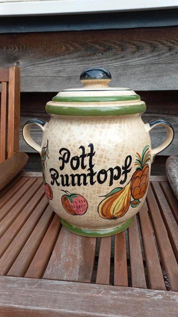 Vintage Römertopf / Rumtopf Pot met Deksel beschikbaar voor biedingen