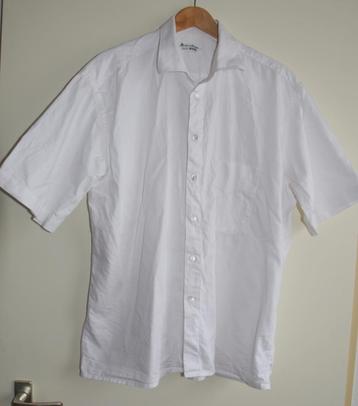 Otto Hoffmann wit overhemd + korte mouwen Meddens