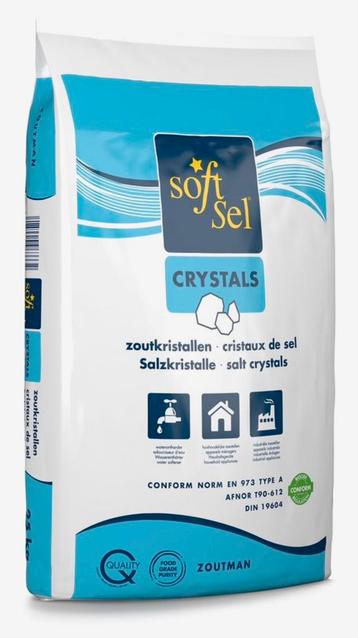 Soft sel crystal onthardings / ontijzerings zout  beschikbaar voor biedingen
