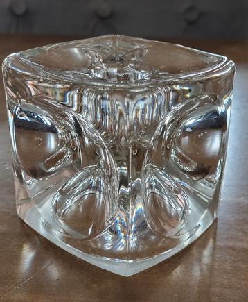 Vintage Sklo Union Icecube kandelaar - by Anno Toen beschikbaar voor biedingen