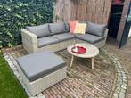 Fijne loungebank voor in de tuin, Tuin en Terras, Tuinsets en Loungesets, Ophalen, 5 zitplaatsen, Kunststof, Gebruikt