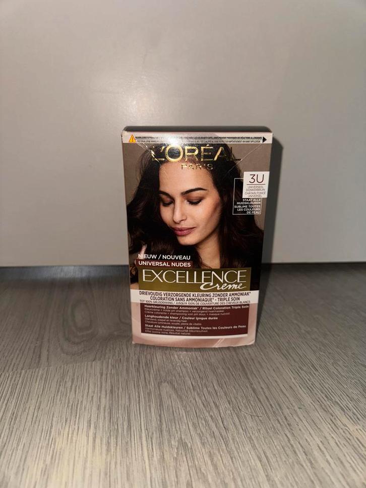 L'Oréal Excellence Crème 3U Universeel bruin, Sieraden, Tassen en Uiterlijk, Uiterlijk | Haarverzorging, Nieuw, Overige typen