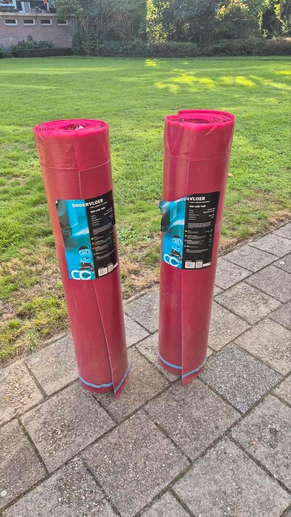 Laminaat Ondervloer - Red-Line 10dB - 2 x 15m2, Doe-het-zelf en Verbouw, Plinten en Afwerking, Nieuw, Overige typen, Kunststof