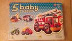 5 baby puzzels voertuigen, Kinderen en Baby's, Speelgoed | Kinderpuzzels, Ophalen of Verzenden, Zo goed als nieuw