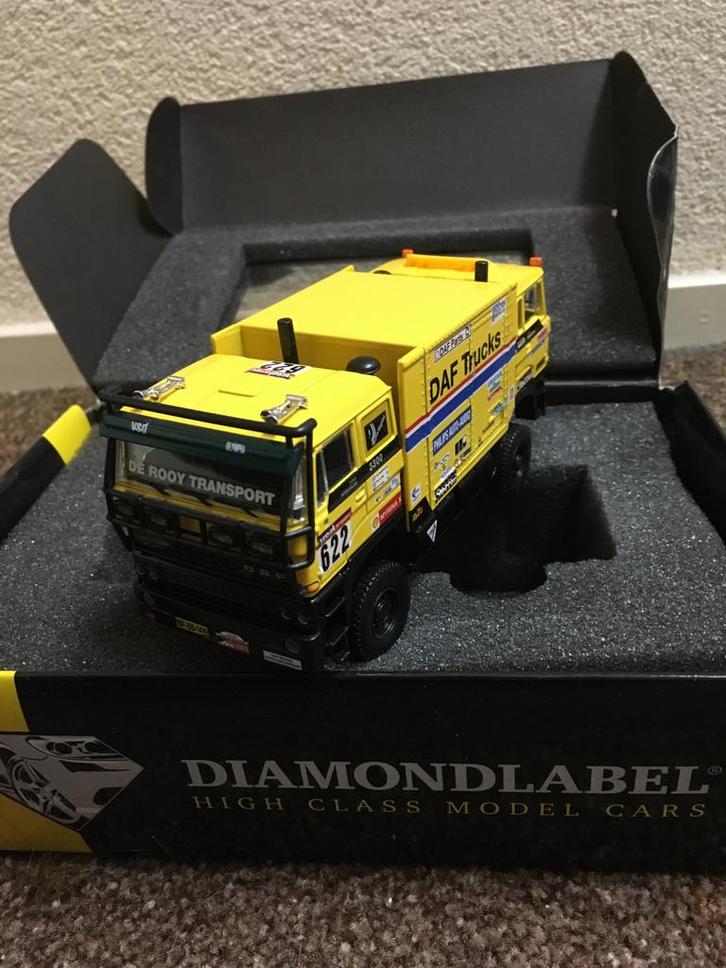 Dakar DAF 3300 Dubbelekop Jan de Rooy 1985 1.50!!, Hobby en Vrije tijd, Modelauto's | 1:50, Nieuw, Bus of Vrachtwagen, Tekno, Ophalen of Verzenden