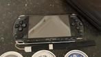 PSP met 4 spellen, Ophalen of Verzenden, Gebruikt, Zwart, PSP
