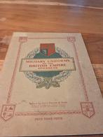 Verzamel album militaire uniformen brits., Verzamelen, Ophalen of Verzenden, Overige soorten, Engeland, Boek of Tijdschrift