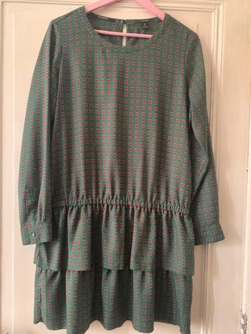 Maison Scotch &Soda groene jurk medium m print lange mouwen beschikbaar voor biedingen