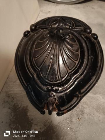 Gietijzeren Kolenbak/Houtblokkenhouder - 50x35cm beschikbaar voor biedingen