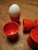 Emsa West Germany rode kunststof eierdopjes, Ophalen of Verzenden, Zo goed als nieuw