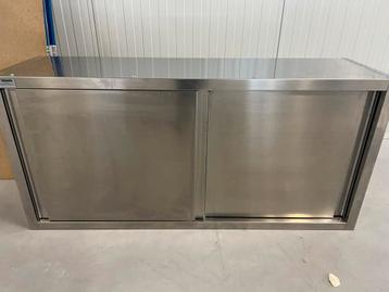 RVS Kast met Schuifdeuren - Horeca Kwaliteit beschikbaar voor biedingen