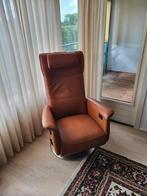 Elektrische Costa Relaxfauteuil Camel, Huis en Inrichting, Fauteuils, Ophalen, Gebruikt, Leer, 75 tot 100 cm