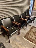 4x vintage stoel palissander Fristho, Huis en Inrichting, Stoelen, Ophalen, Gebruikt, Vintage fristho, Hout