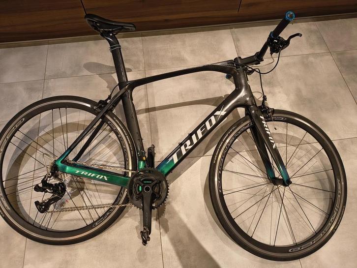 Hybride racefiets, Fietsen en Brommers, Fietsen | Heren | Sportfietsen en Toerfietsen, Gebruikt, Overige merken, 10 tot 15 versnellingen