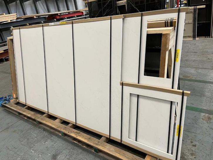 Composiet keukenblad (4 delen) nieuw, Huis en Inrichting, Keuken | Keukenelementen, Nieuw, Minder dan 100 cm, 200 cm of meer, 75 cm of meer