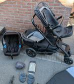Easywalker harvey 2 duowagen night black, Gebruikt, Ophalen, Overige merken, Verstelbare duwstang