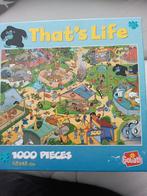 Puzzel thats life, in de dierentuin., Ophalen of Verzenden, 500 t/m 1500 stukjes, Zo goed als nieuw, Legpuzzel