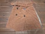 Bruine corduroy rok met riem - Frankie & Liberty, Ophalen of Verzenden, Zo goed als nieuw