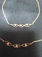Exclusieve set ketting met armband zeer exclusief als nieuw, Geel, Ophalen of Verzenden, Zo goed als nieuw, Met edelsteen