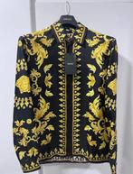 Versace Zijden Overhemd Maat 48/M, Verzenden, Zwart, Nieuw, Halswijdte 39/40 (M)