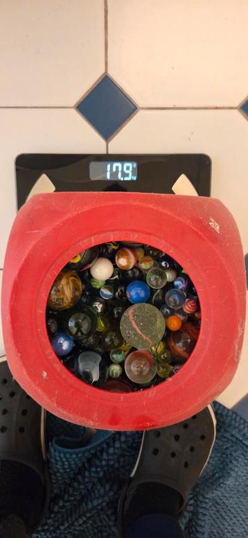 Grote verzameling knikkers - 17.9 kg beschikbaar voor biedingen