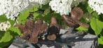 5 VOGELS OP TAK / bronzen beeld / nieuw, Dierenbeeld, Nieuw, Info@huisentuindecoratiemarie.nl, Huis en tuin decoratie marie