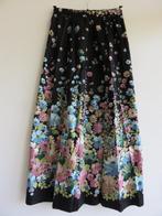 Vintage Horrockses Fashions lange zwarte gebloemde rok M, Kleding | Dames, Rokken, Maat 38/40 (M), Zwart, Zo goed als nieuw, Onder de knie