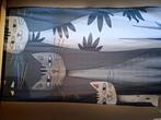 Gordijnen 105x220 2 stk  poesen, Huis en Inrichting, Ophalen of Verzenden, 200 cm of meer, 200 cm of meer