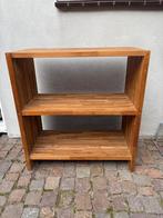 Teak kast “stripes”, Ophalen, Minder dan 50 cm, Gebruikt, Teakhout