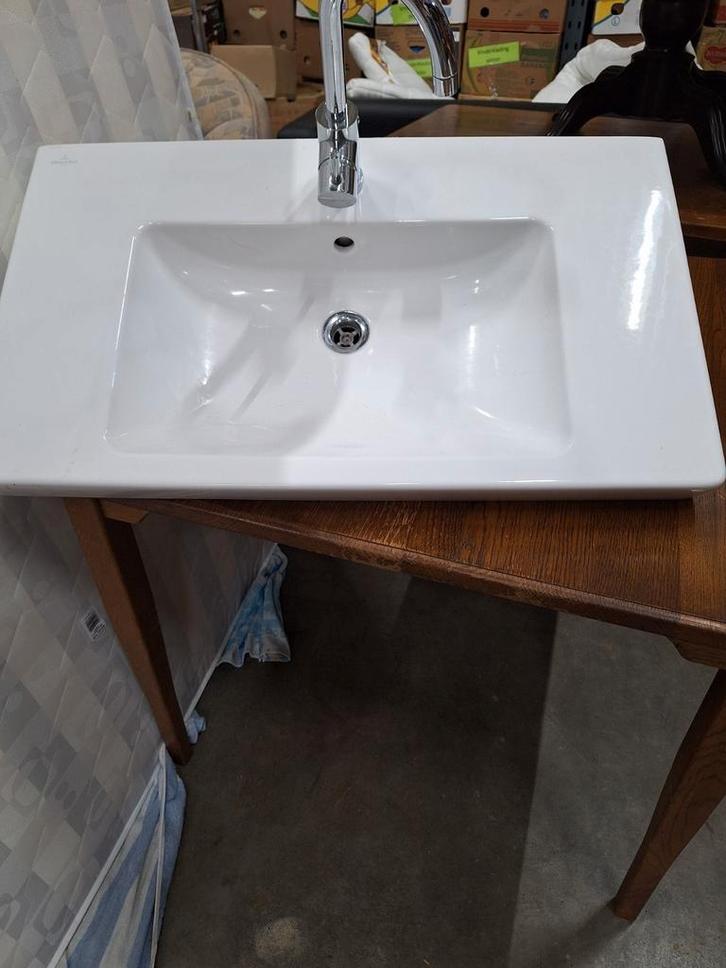 Wastafel Villory&Bosch met kraan WD-028 MP 362, Huis en Inrichting, Badkamer | Complete badkamers, Gebruikt, Ophalen