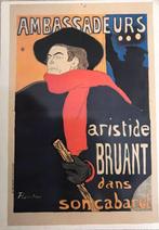 Toulouse - Lautrec - Aristide Bruant, Ongelopen, Ophalen of Verzenden