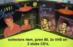 ELVIS PRESLEY, real collectors item, jaren 80 2x VHS & CD's, Ophalen of Verzenden, Nieuw, Overige typen