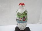 Chinese handbeschilderde snuff bottle, snuifflesje.0131 #, Ophalen of Verzenden