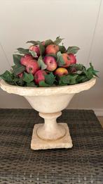 Decoratieve schaal met fruit fosile steen, Huis en Inrichting, Woonaccessoires | Schalen en Manden, Schaal, Vierkant, Ophalen of Verzenden