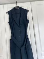 Studio anneloes long blazer gilet M donkerblauw travelstof, Maat 38/40 (M), Blauw, Ophalen of Verzenden, Zo goed als nieuw