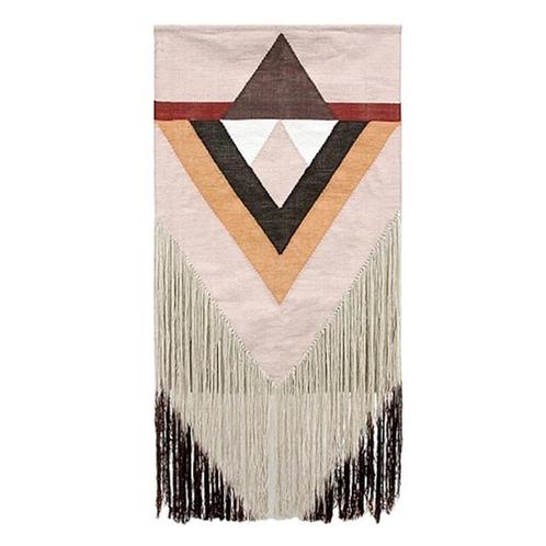 Wandkleed HKliving Aztec Katoen/Hout Nude - 90 x 180 cm, Huis en Inrichting, Woonaccessoires | Wanddecoraties, Zo goed als nieuw