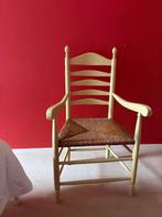 Vintage stoelen (4x) & krukjes (2x) lichtgroen, Antiek en Kunst, Antiek | Meubels | Stoelen en Banken, Ophalen