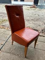 4 eetkamerstoelen, Huis en Inrichting, Ophalen, Gebruikt, Overige kleuren, Leer