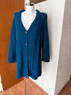 Warm gebreid vest - Maat 44/46 met mooi motief erin, Ophalen of Verzenden, Zo goed als nieuw, Maat 42/44 (L), Blauw
