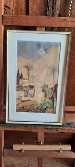 Aquarel,Herman Moerkerk,Tenerife., Antiek en Kunst, Kunst | Schilderijen | Klassiek, Ophalen of Verzenden
