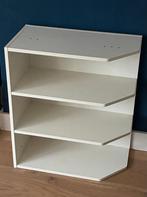 Witte open hoekkast met 3 schappen, Ophalen, Gebruikt, 50 tot 100 cm, Minder dan 100 cm