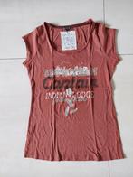 Mooi bruin shirt met print in maat 40, Kleding | Dames, Maat 38/40 (M), Bruin, Ophalen of Verzenden, Zo goed als nieuw