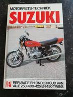 werkplaatshandboek SUZUKI 250 40 425 450 Twins; 17,95 Euro, Motoren, Handleidingen en Instructieboekjes, Suzuki