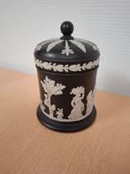 Black Wedgwood potje met deksel, Jasper ware, Ophalen of Verzenden